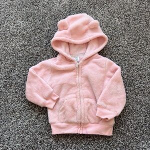 Carter's 12 Month Pink Hoodie with Bear Ears
